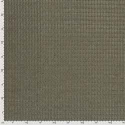 Polyesterstoff Jacquard Uni - oliv