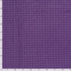 Polyesterstoff Jacquard Uni - dunkellila