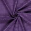 Polyesterstoff Jacquard Uni - dunkellila