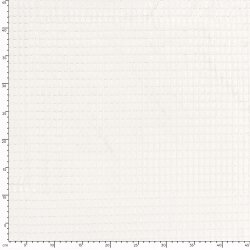 Polyesterstoff Jacquard Uni - creme