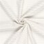 Polyesterstoff Jacquard Uni - creme