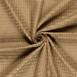 Polyesterstoff Jacquard Uni - kamel
