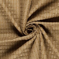 Polyesterstoff Jacquard Uni - kamel
