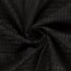 Polyesterstoff Jacquard Uni - schwarz