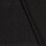 Polyesterstoff Jacquard Uni - schwarz