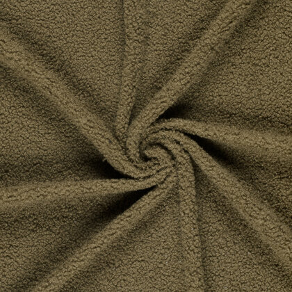 Bouclé Mantelstoff *Marie * Uni - taupe