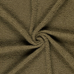 Bouclé Mantelstoff *Marie * Uni - taupe