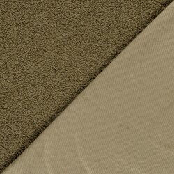 Bouclé Mantelstoff *Marie * Uni - taupe