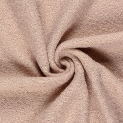 Bouclé Mantelstoff *Marie * Uni - softrosa