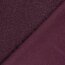 Bouclé Mantelstoff *Marie * Uni - aubergine
