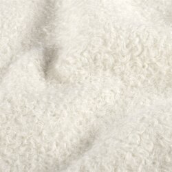 Bouclé Mantelstoff *Marie * Uni - wollweiss