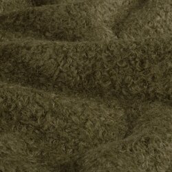 Bouclé Mantelstoff *Marie * Uni - taupe
