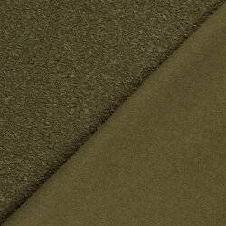 Bouclé Mantelstoff *Marie * Uni - taupe