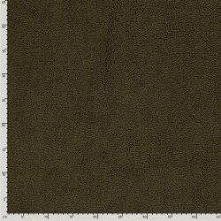 Bouclé Mantelstoff Kuschel *Marie * Uni - grünbraun