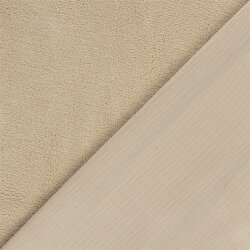 Bouclé Mantelstoff Kuschel *Marie * Uni - hellbeige