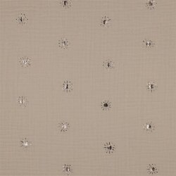 Musselin Foliert Sonne - sand