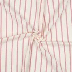 Musselin breite Streifen - altpink