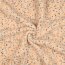 Teddystoff Bunt Meliert - cremerose