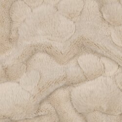 Wellnessfleece Pfotenabdruck - hellbeige