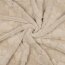 Wellnessfleece Pfotenabdruck - hellbeige