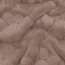 Wellnessfleece Pfotenabdruck - taupe