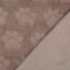 Wellnessfleece Pfotenabdruck - taupe