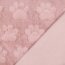 Wellnessfleece Pfotenabdruck - puderpink