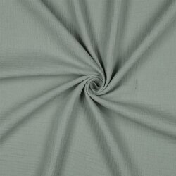Musselin *Vera* 160 cm Uni - softantikgrün