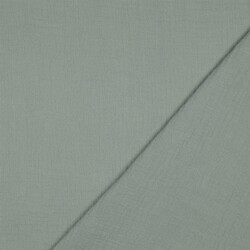 Musselin *Vera* 160 cm Uni - softantikgrün
