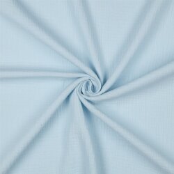Musselin *Vera* 160 cm Uni - hellblau