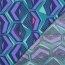 Baumwollsatin GEOMETRIC - PETROL