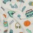 Baumwolljersey Cool & Funky - creme