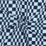 Baumwolljersey Cool Karo - indigo