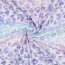 Musselin Digital Tiere Aquarell Leo - weiß