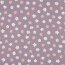 Baumwolljersey Bio~Organic Blumen - softlavendel