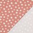 Baumwolljersey Bio~Organic Blumen - dunkelaltpink
