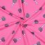 Baumwolljersey Glitzer Herzlolli - pink