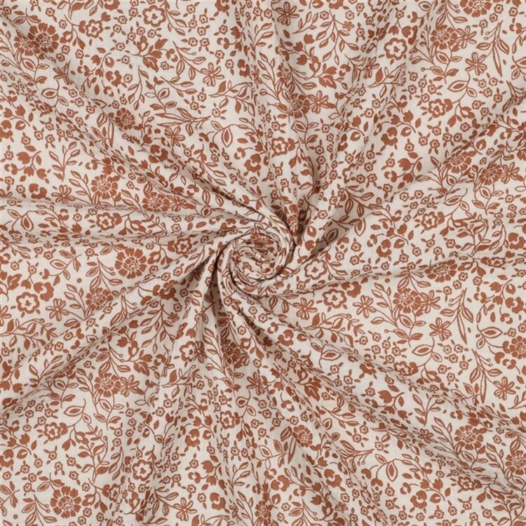 Musselin Mini Blumenranken - creme