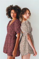 Musselin Mini Blumenranken - creme