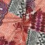 Canvas Digital Muster Patchwork - rot
