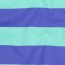 Canvas Blockstreifen - hellmint/blau