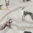 Canvas Digital Hunde - creme