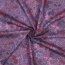 Baumwollpopeline Digital Blumen - LAVENDER