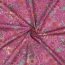 Baumwollpopeline Digital Blumen - FUCHSIA