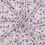 Rippenjersey Digital Blumen - Lila