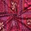 Baumwollsatin PATCHWORK Blumen - FUCHSIA