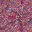 Baumwollpopeline Digital Miniblumen - fuchsia