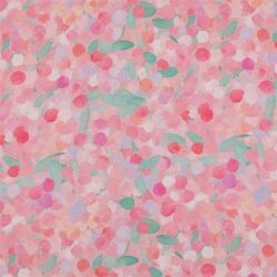 Viskosesatin Digital abstract - PINK
