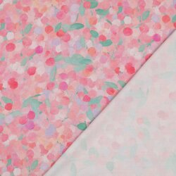 Viskosesatin Digital abstract - PINK