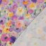 Viskosesatin Digital Blumen - LAVENDER
